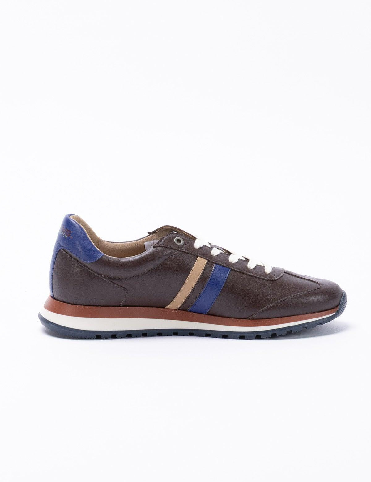 CLM Sneakers in pelle marrone scuro uomo Cool 