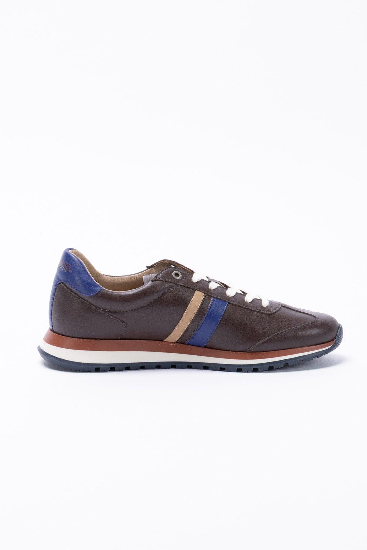CLM Sneakers in pelle marrone scuro uomo Cool 