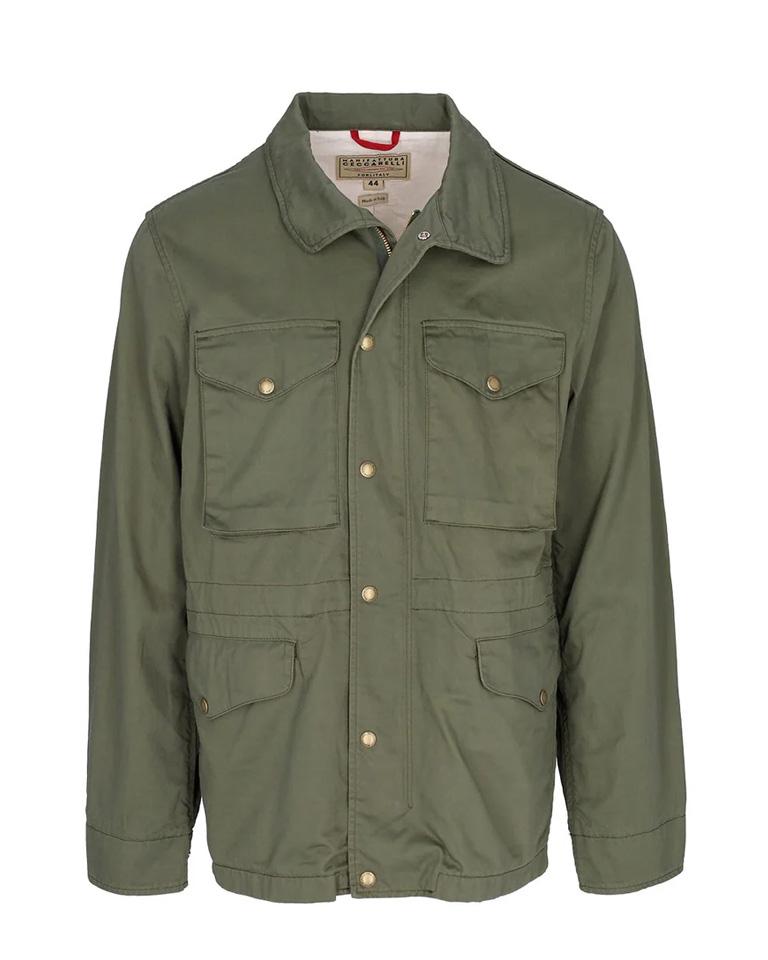 MANIFATTURA CECCARELLI Field Jacket uomo in cotone olive 