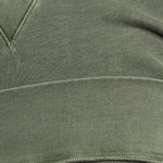 KEELING Felpa unisex in cotone Olive Sabah Crew girocollo 