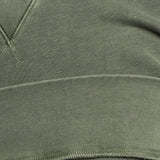 KEELING Felpa unisex in cotone Olive Sabah Crew girocollo 