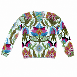 INBEDWITHYOU Maglia donna Multiprinter reversibile con scollo a V 
