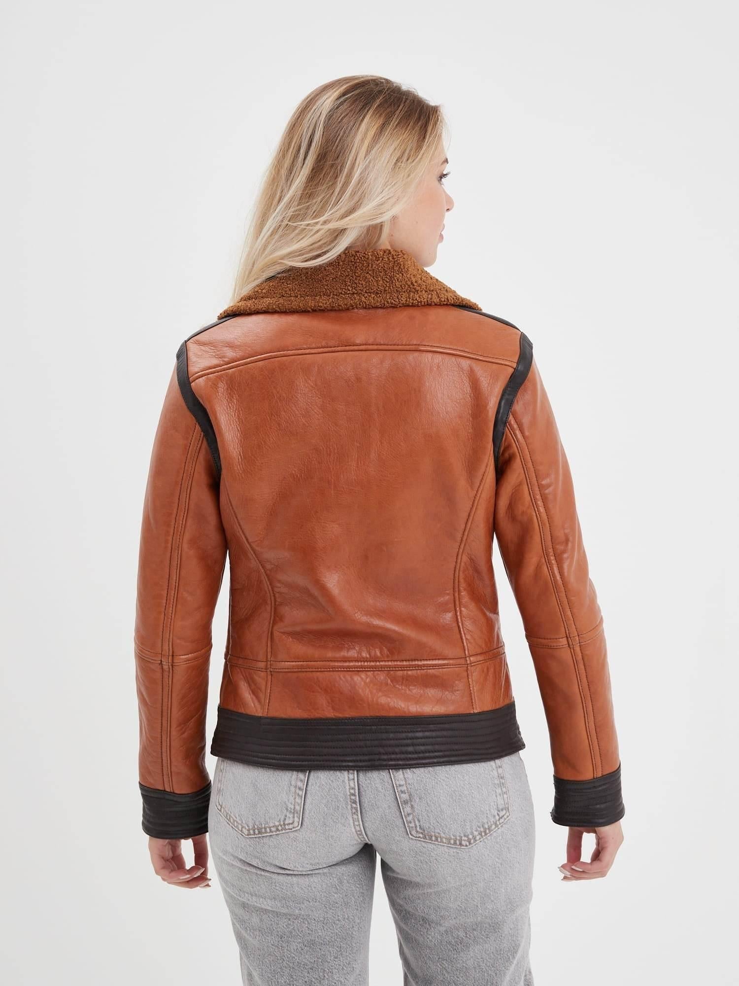 DAYTONA 73 Giacca donna in pelle Emilia Bombardier 