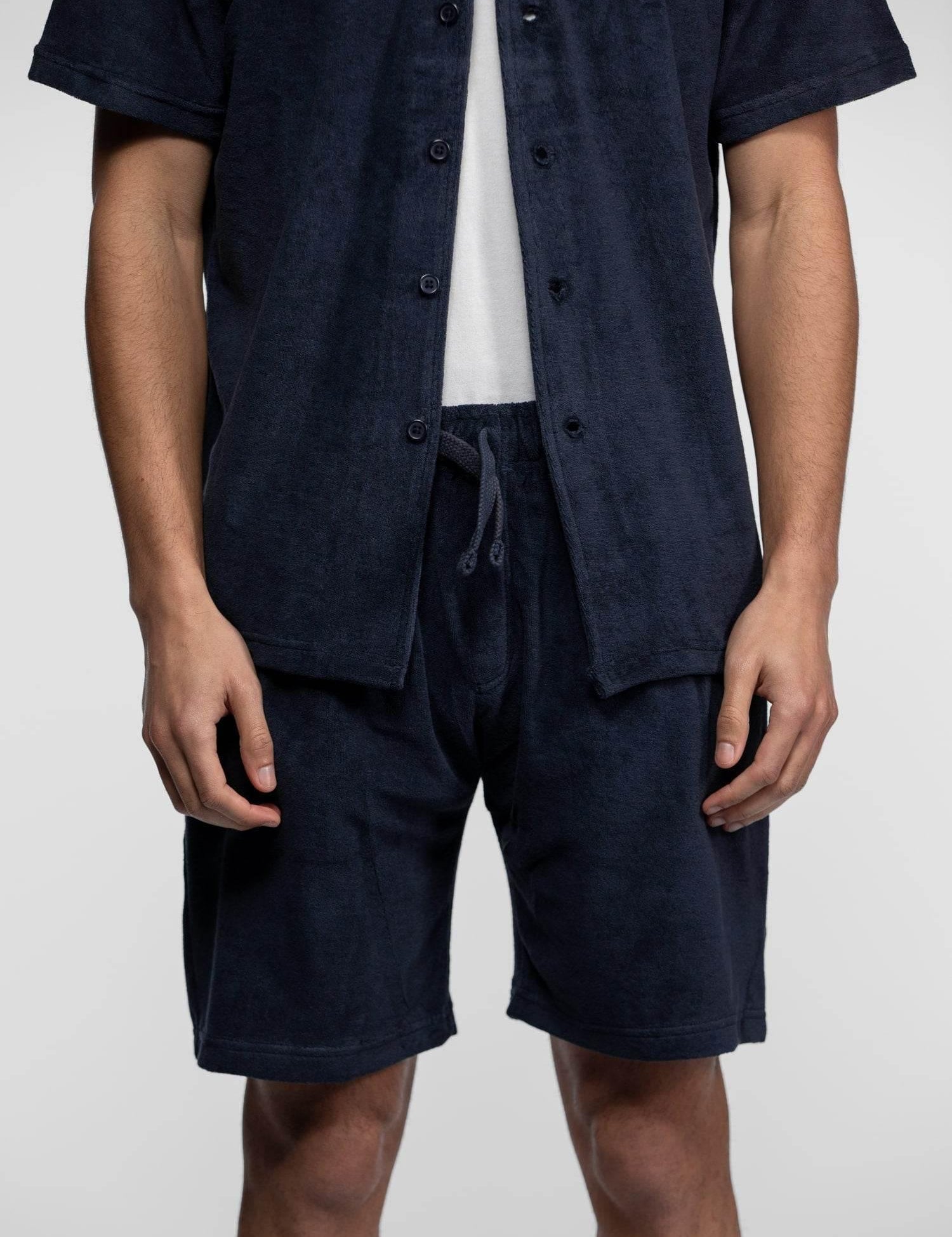 DAYTONA 73 Short uomo Fresno in spugna blu 