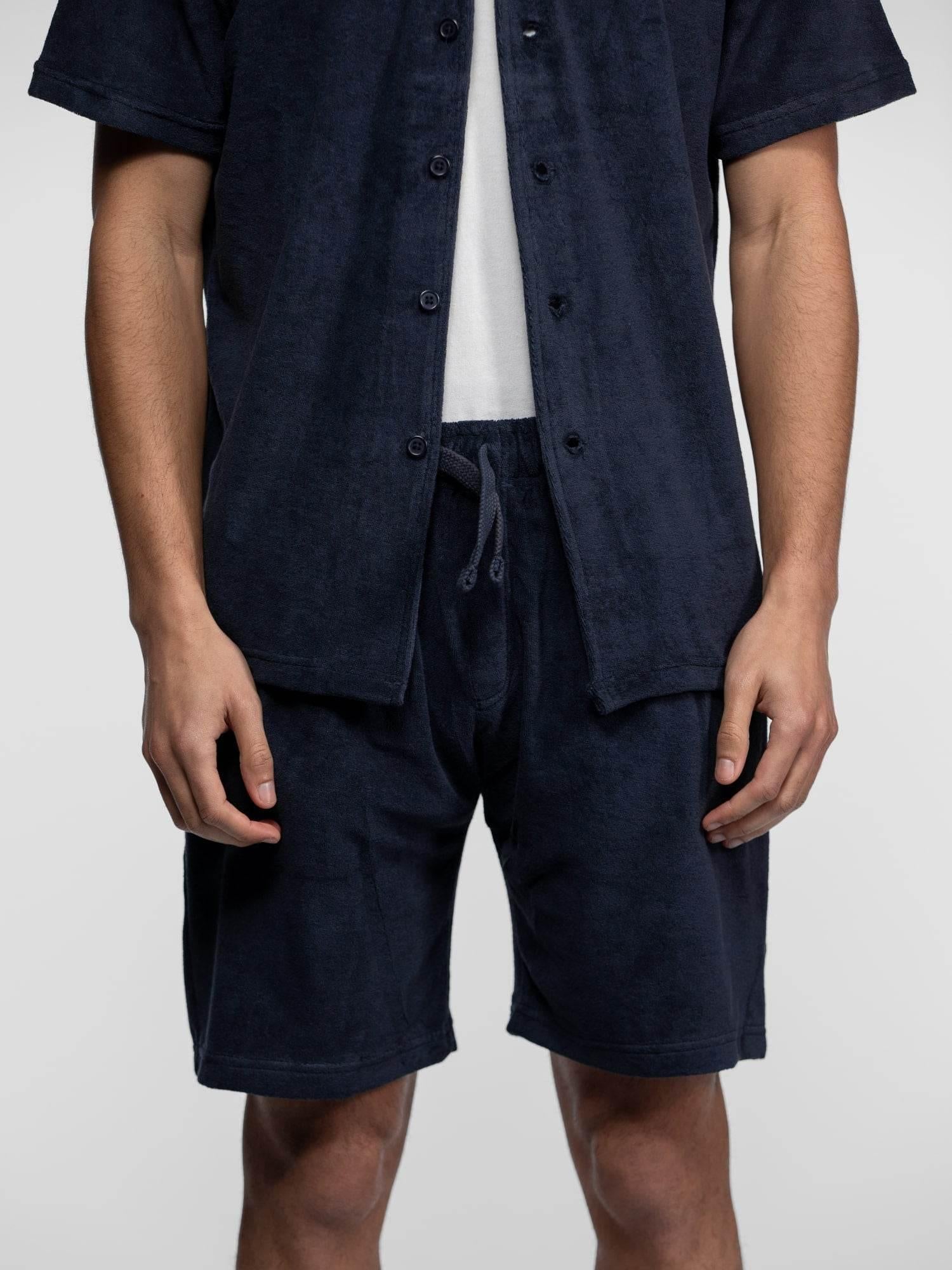DAYTONA 73 Short uomo Fresno in spugna blu 