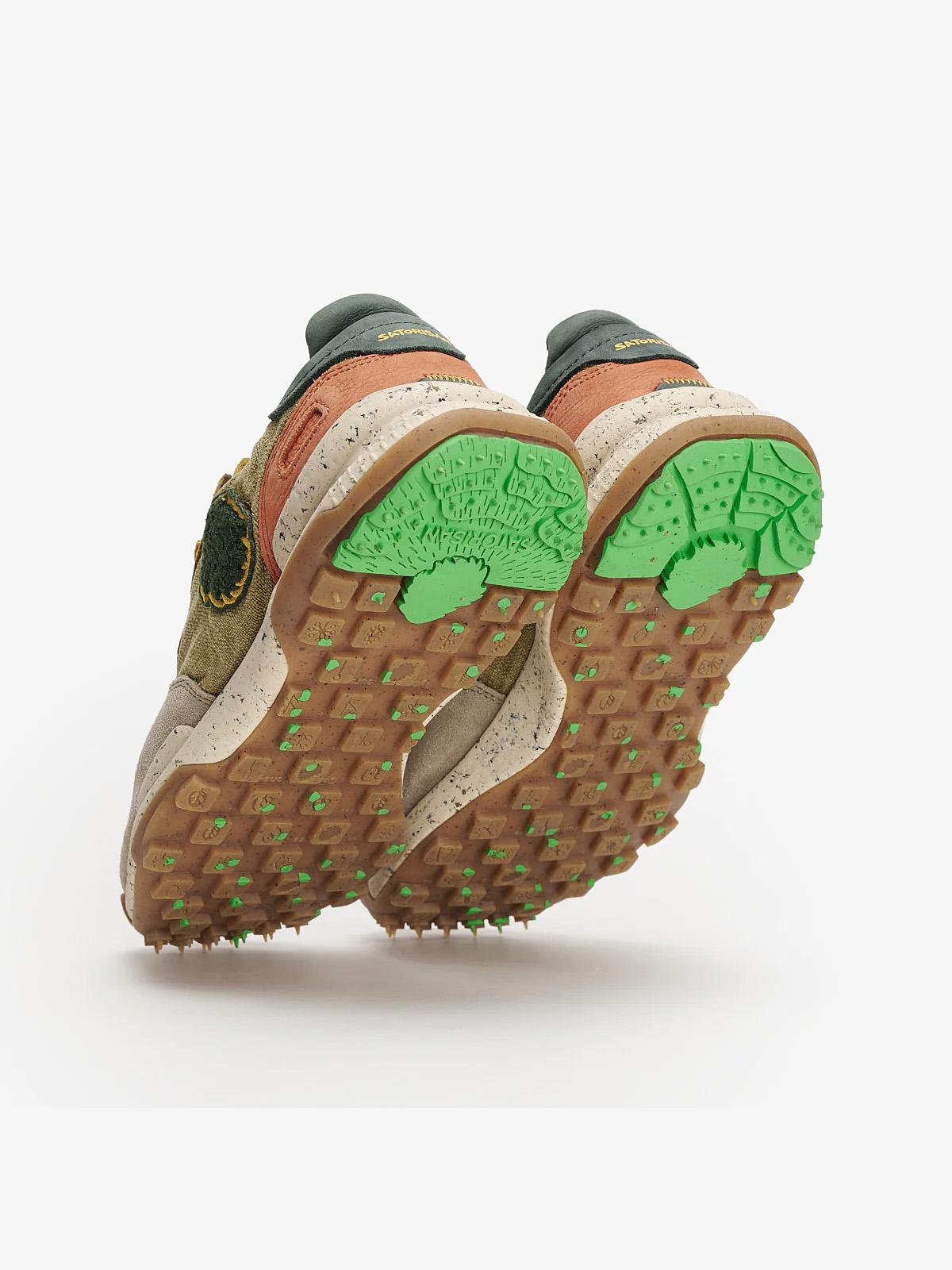 SATORISAN Sneakers donna Chacrona Psychadelic Khaki 