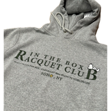 INTHEBOX Felpa unisex grigio melange Snoopy Racquet Club 