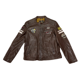 DAYTONA 73 Giacca in pelle uomo Limerock bison 