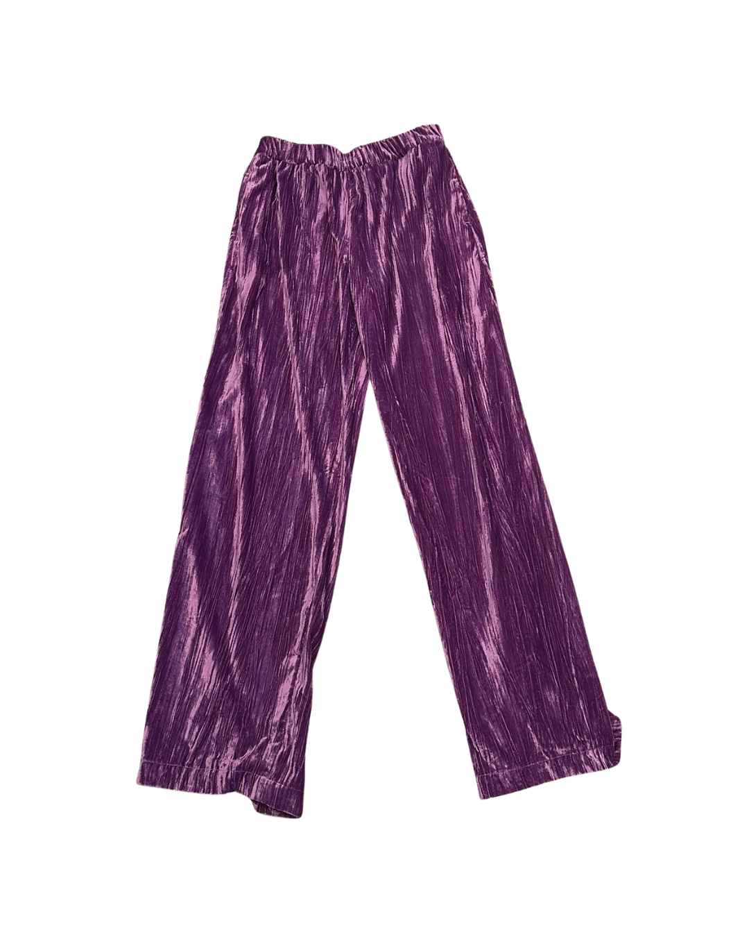 RE-HASH Pantaloni Donna in velluto Porpora 