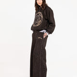 FRONT STREET Felpa girocollo donna Air Mail 