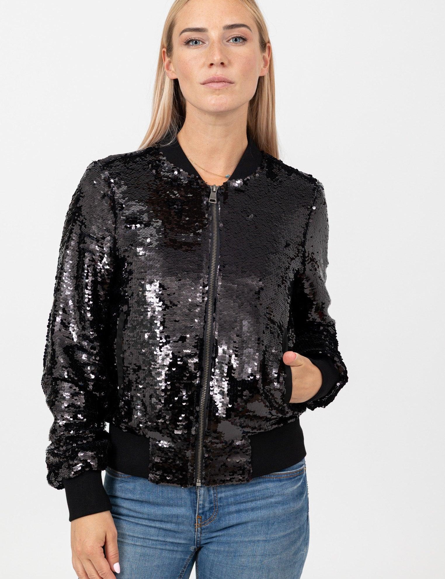 BOMBERS ORIGINAL Giacca Bombers Original Glitter 