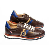 CLM Sneakers in pelle marrone scuro uomo Cool 
