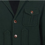 CAPALBIO Giacca iconica in lana di Casentino verde 