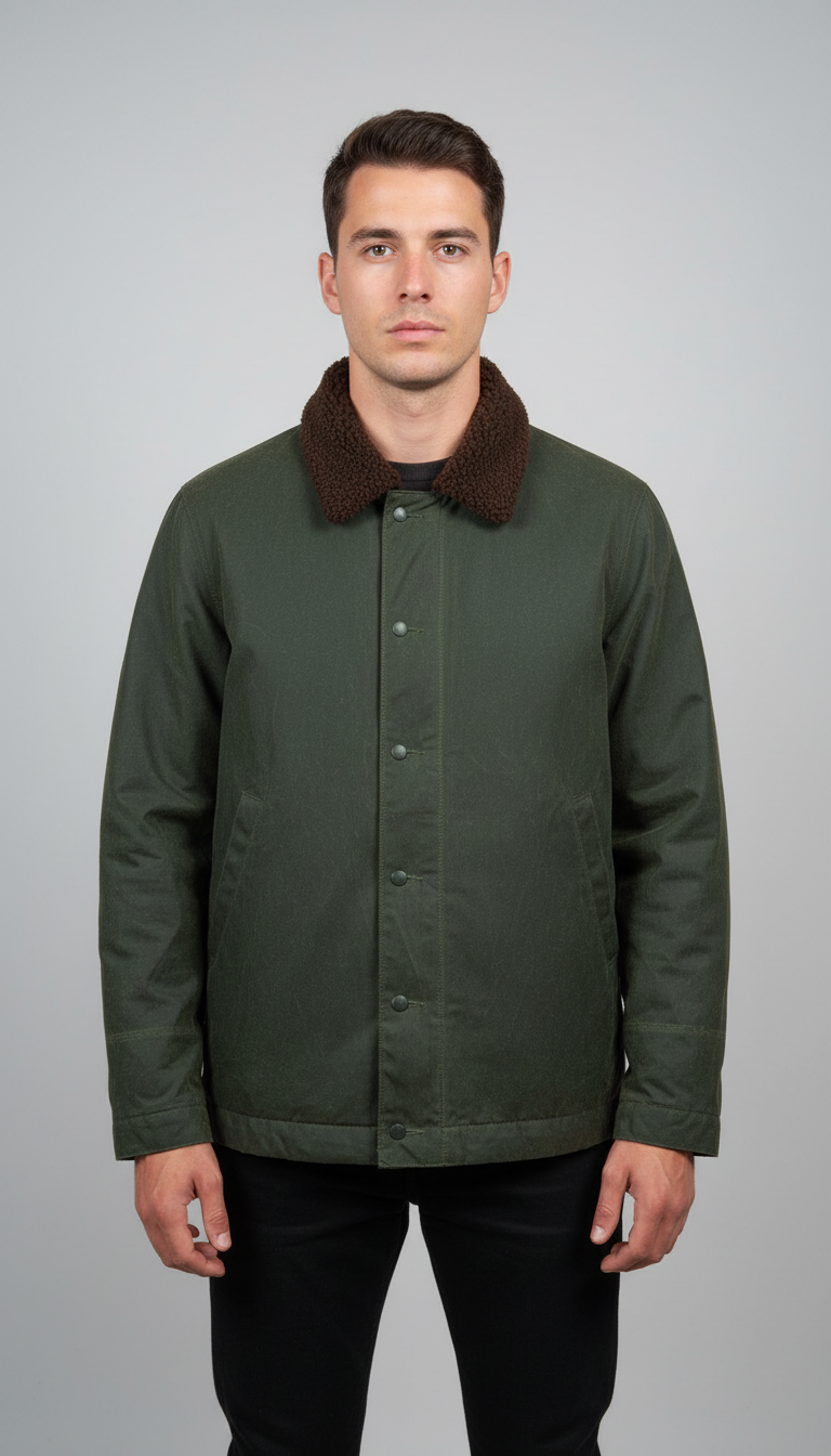 MANIFATTURA CECCARELLI Giacca uomo New Desk in cotone dark green 