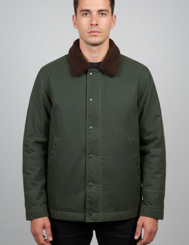 MANIFATTURA CECCARELLI Giacca uomo New Desk in cotone dark green 