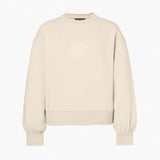 GOLDBERGH Felpa donna Relax girocollo in cotone champagne 
