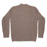 RAKKI Maglione girocollo uomo Walnut Melange 