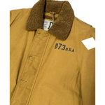 DAYTONA 73 Giacca uomo in canvas di cotone Farman Mustard 