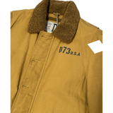DAYTONA 73 Giacca uomo in canvas di cotone Farman Mustard 