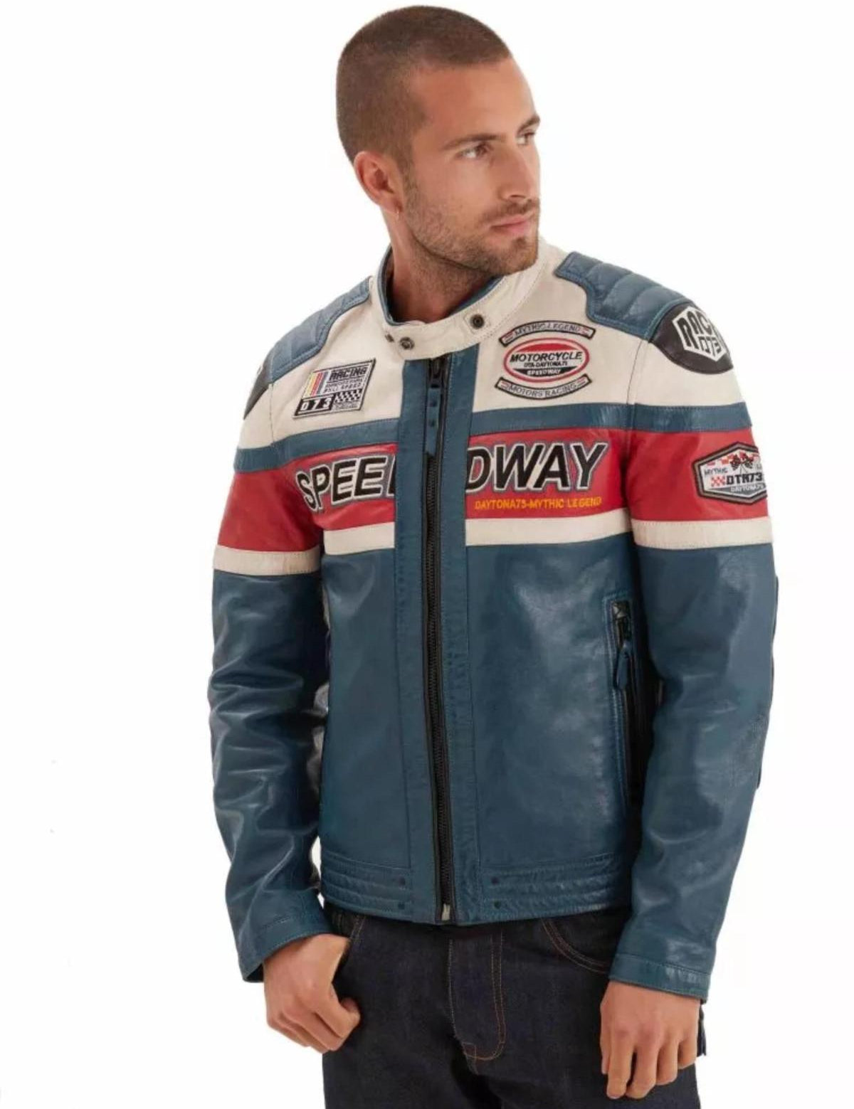 DAYTONA 73 Giacca uomo in pelle Albon 