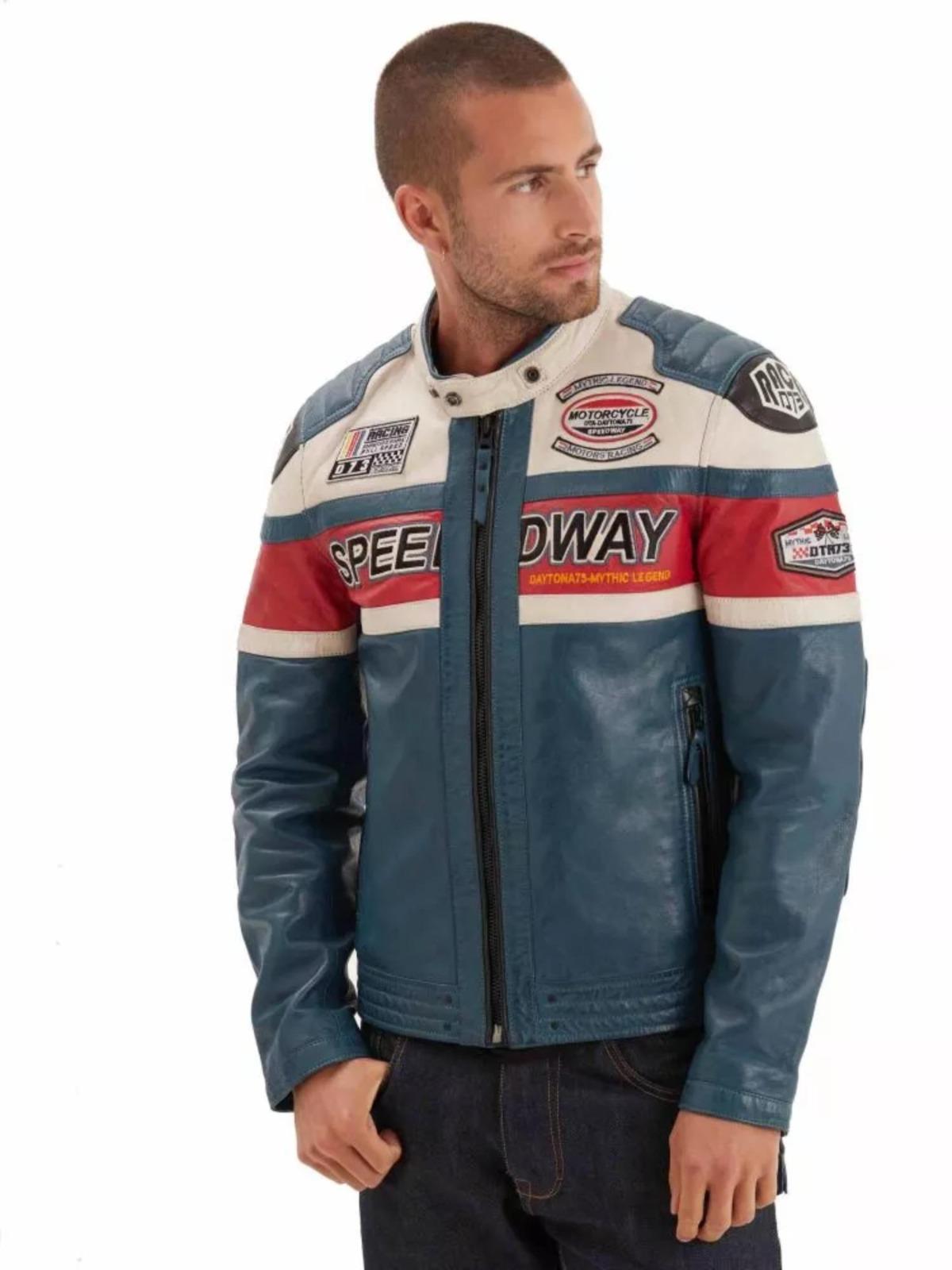 DAYTONA 73 Giacca uomo in pelle Albon 