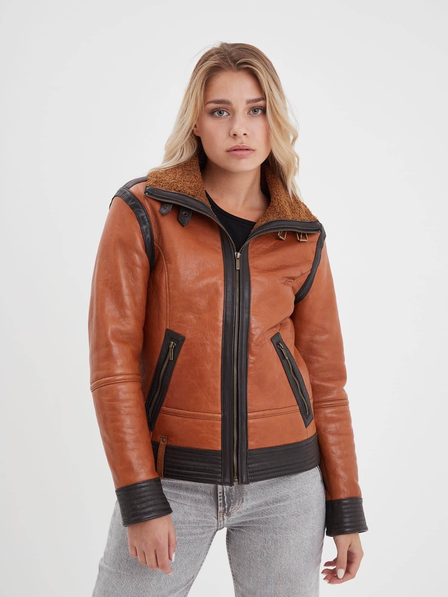 DAYTONA 73 Giacca donna in pelle Emilia Bombardier 