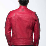 LE MANS Giubbotto uomo Lagache4 pelle montone rosso 2XL 