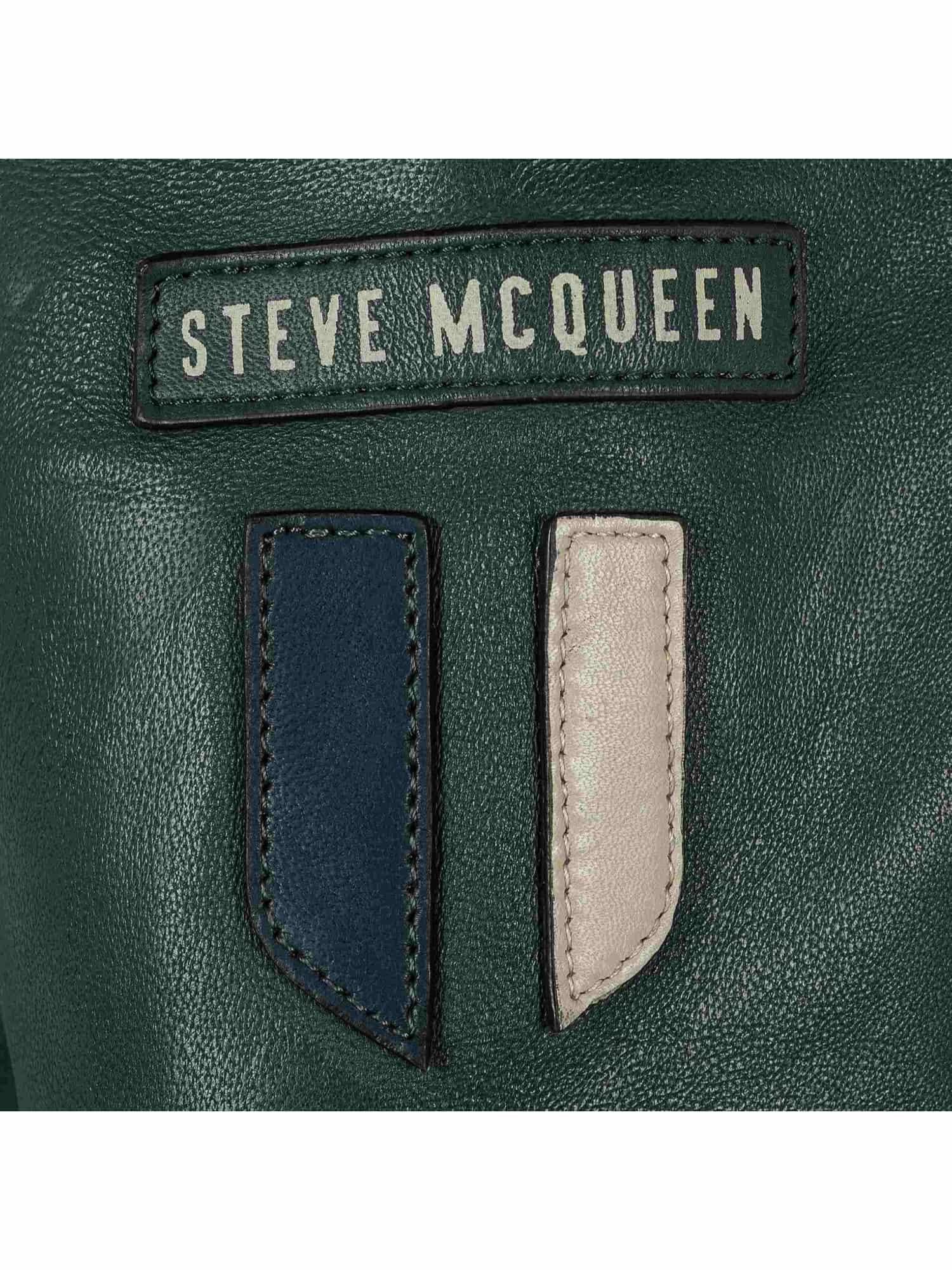 STEVE MCQUEEN Giubbotto uomo in pelle Bill Petrol 