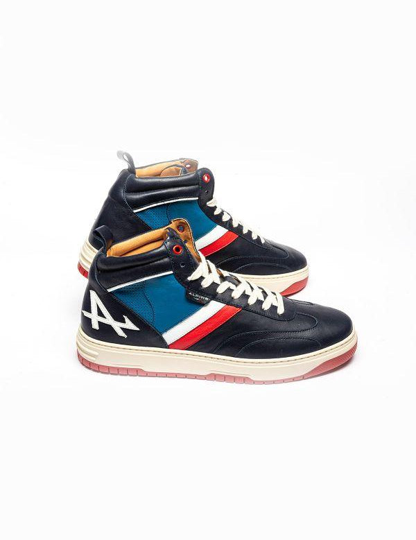 CLM Sneakers in pelle blu navy uomo A424 