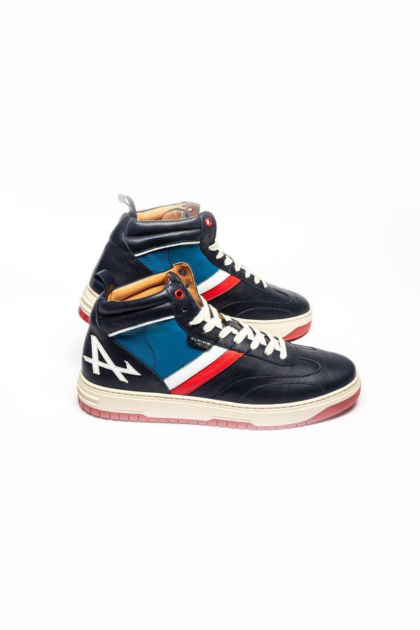 CLM Sneakers in pelle blu navy uomo A424 