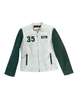 Giacca donna in pelle Grand Prix verde