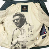 STEVE MCQUEEN Giubbotto uomo in pelle Bill Petrol 