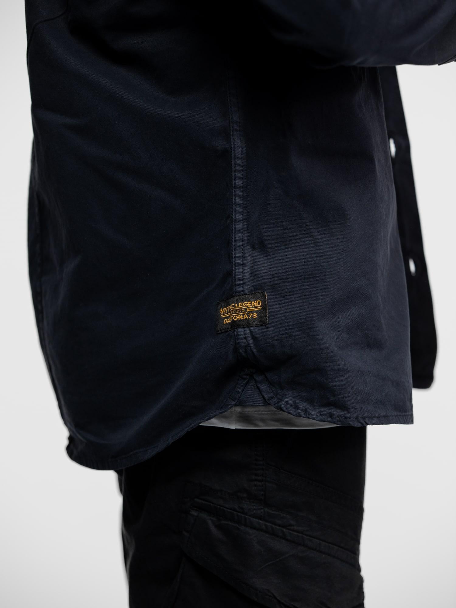 DAYTONA 73 Camicia militare uomo Jeffmarti blu 