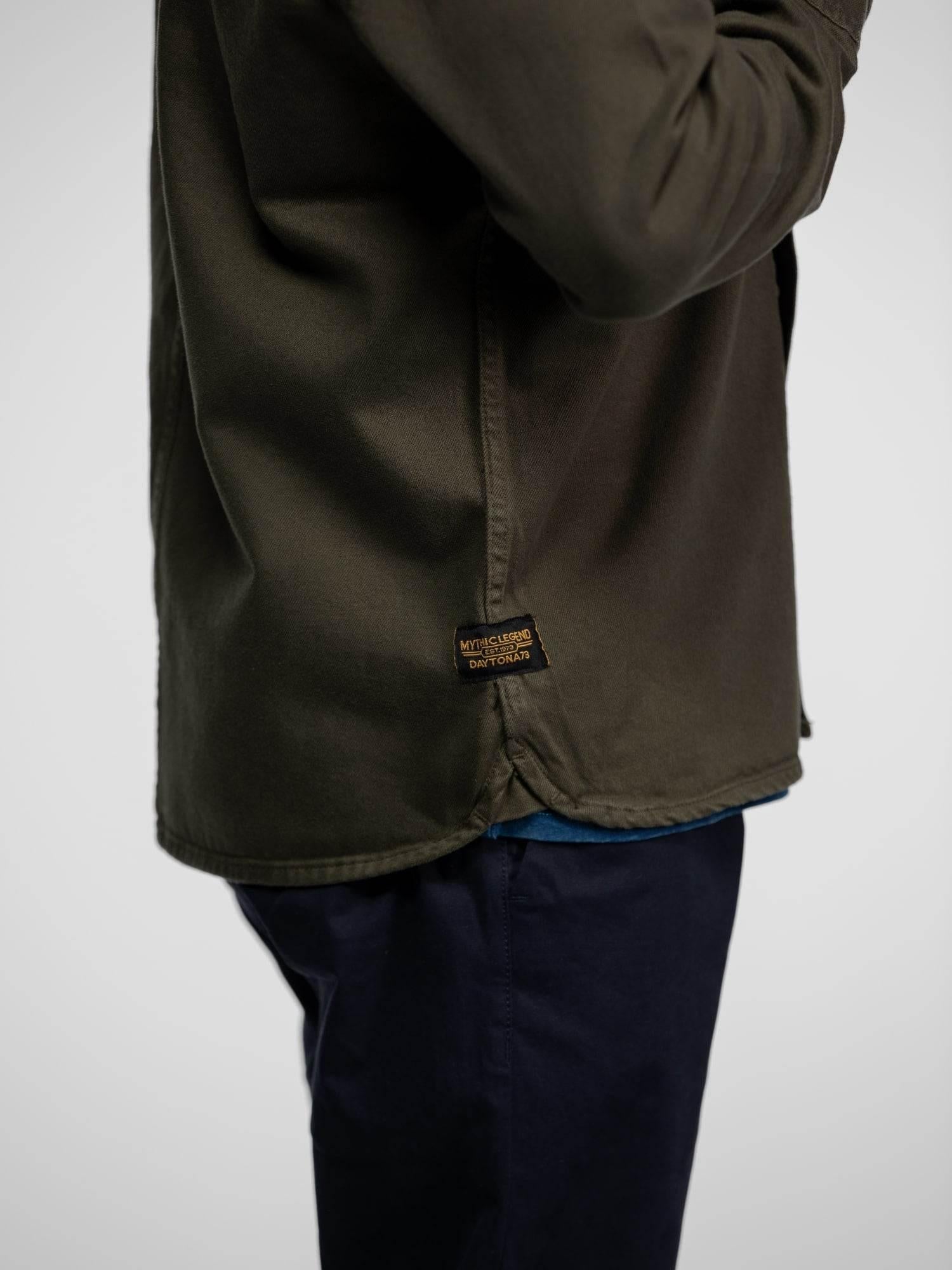 DAYTONA 73 Camicia militare uomo Jeffbull light khaki 