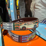DESIGN ARTIGIANALE Cintura Artigianale in Pelle Porsche 911 