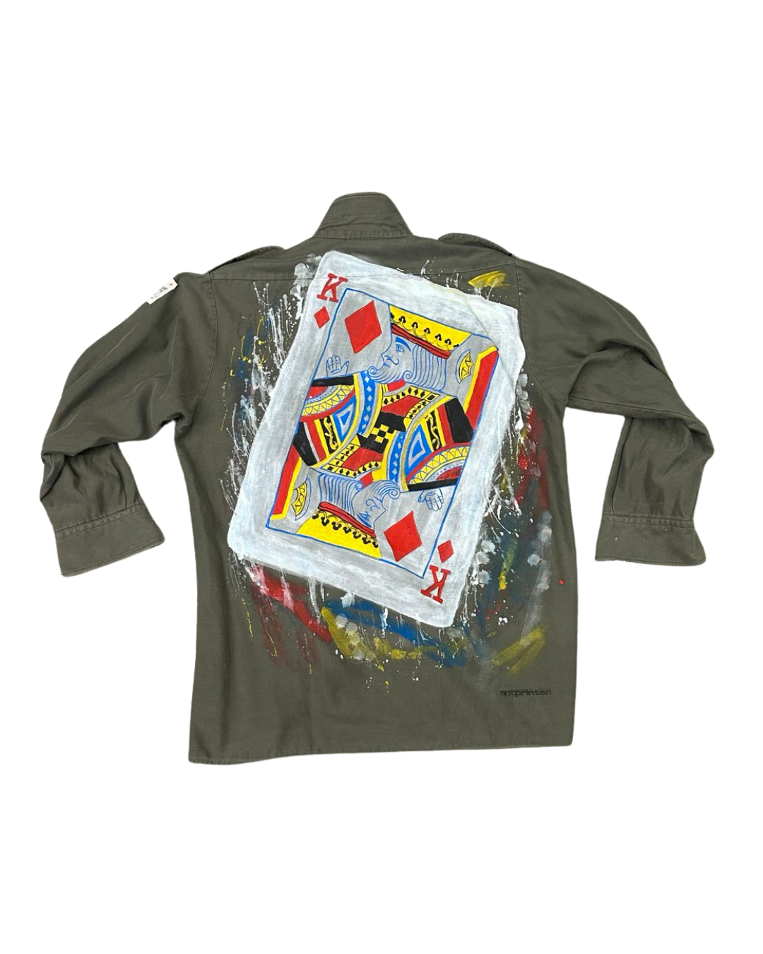 NOT PRINTED Camicia unisex Re di Picche 