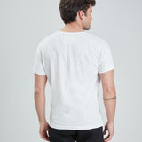 DAYTONA 73 T-shirt uomo American Slub bianca 