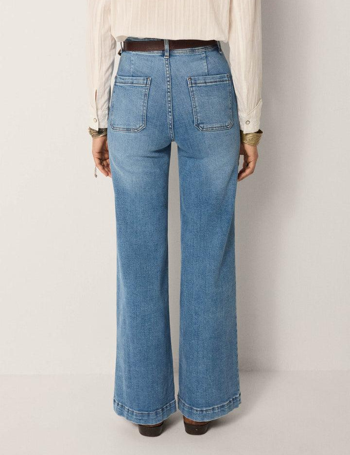 MAISON HOTEL Pantaloni donna Giuletta Light Blue Denim 