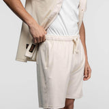 DAYTONA 73 Short uomo Fresno in spugna panna 