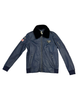Giacca pelle John3 Royal Blue