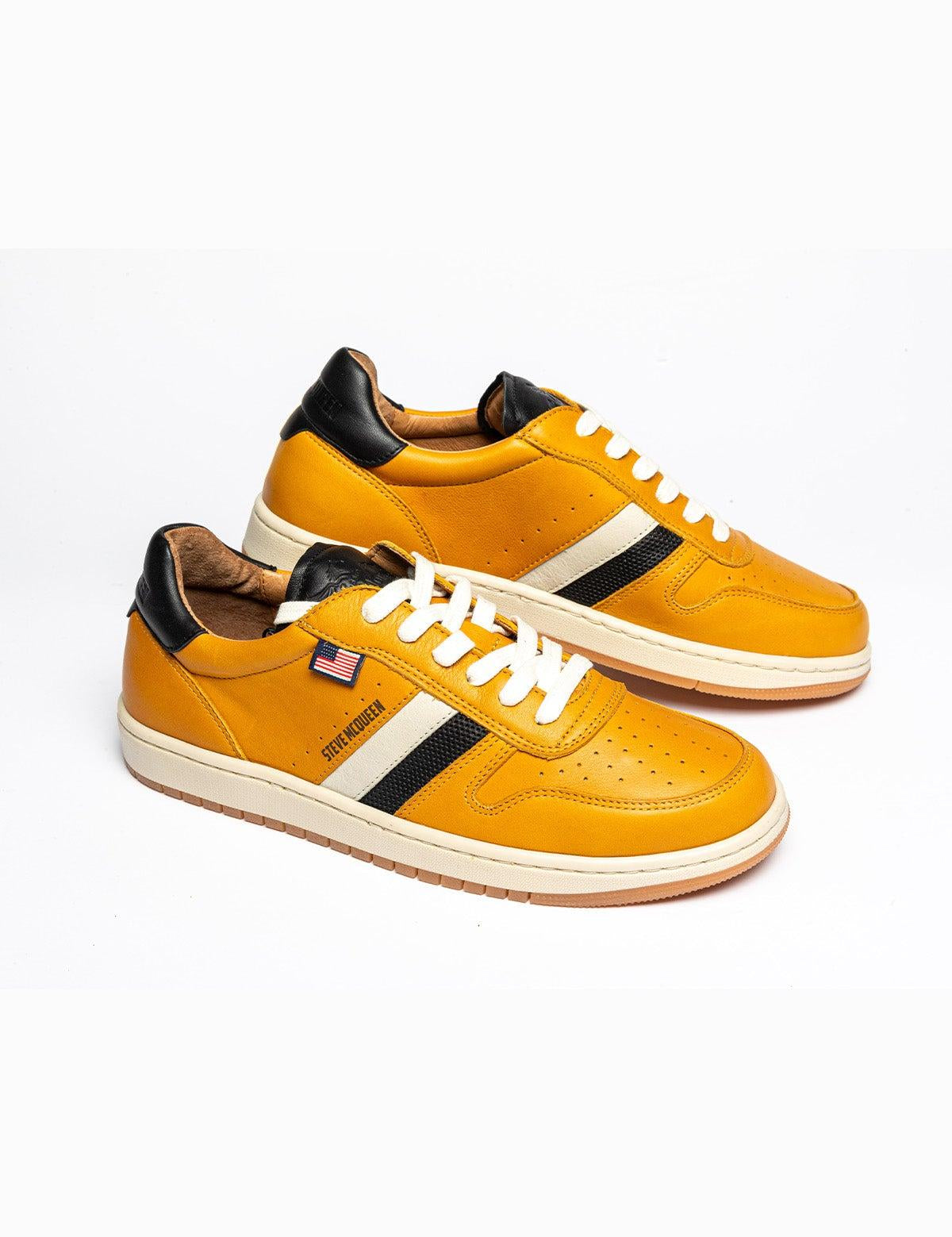 CLM Sneakers in pelle giallo uomo Bull 