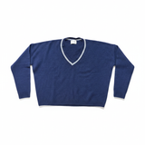 BE YOU GERALDINEALASIO Maglia Benedicta blu 