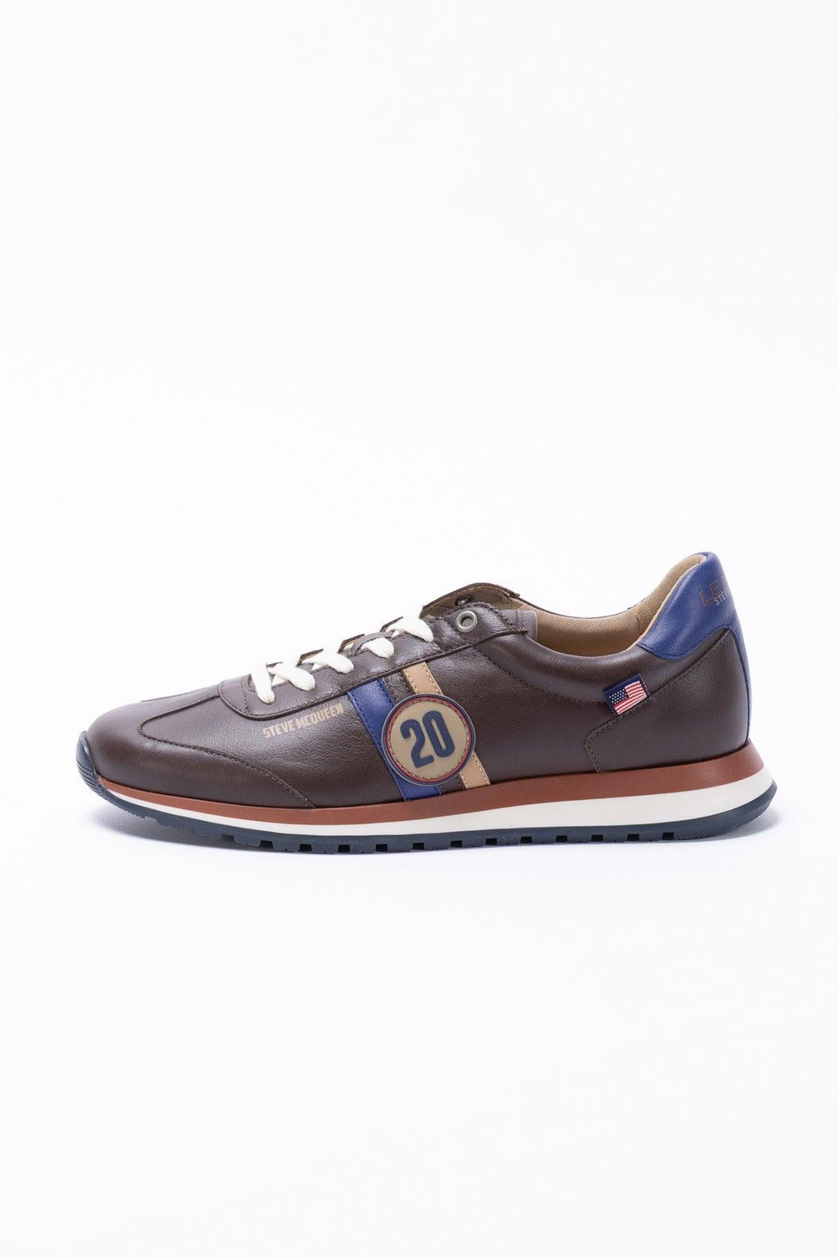 CLM Sneakers in pelle marrone scuro uomo Cool 