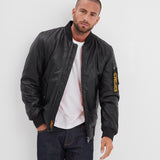 DAYTONA 73 Giacca in pelle nera uomo Redmond 