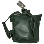 LE MANS Zaino unisex in pelle verde 