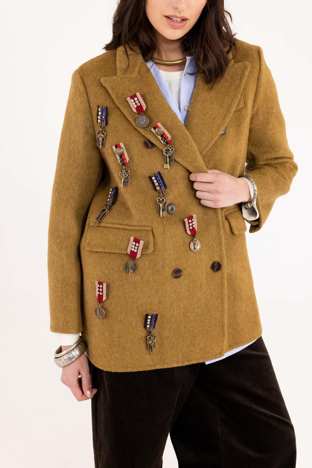 FRONT STREET Blazer Multi Pins in lana 