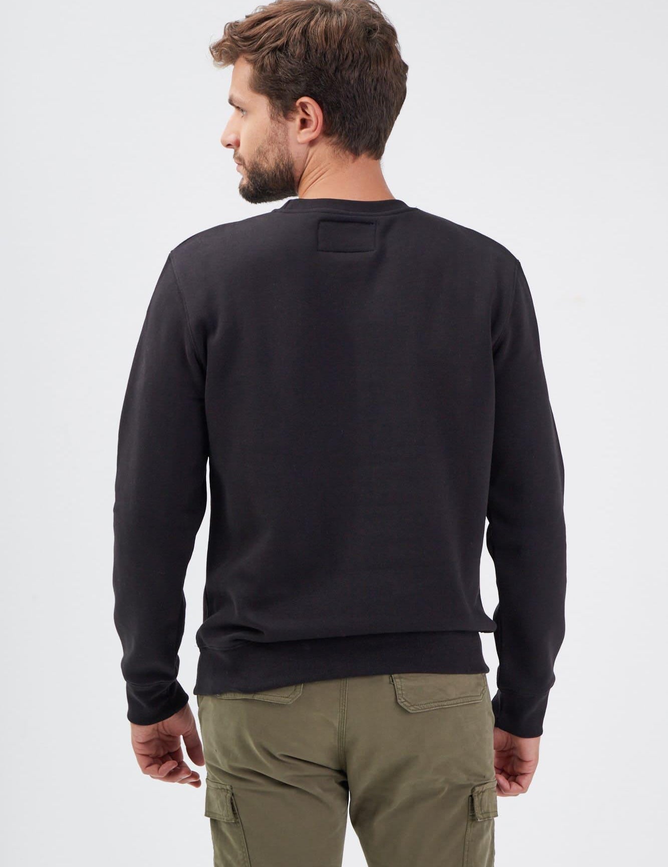 DAYTONA 73 Felpa Motorcycle Sweat Nera Uomo 