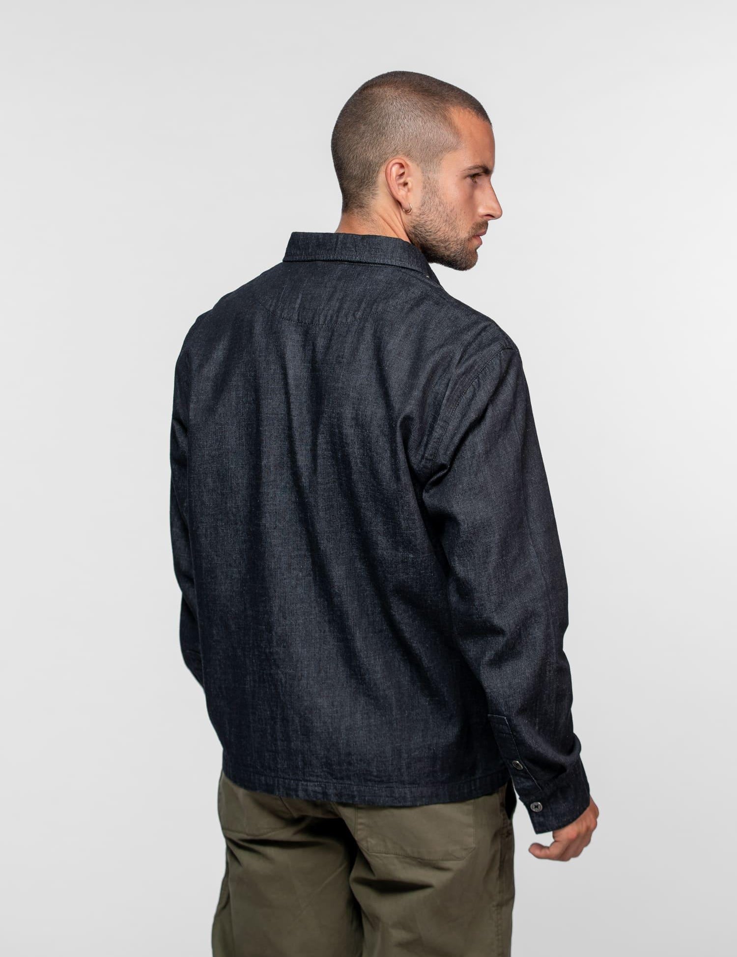 DAYTONA 73 Camicia uomo in denim Abril 