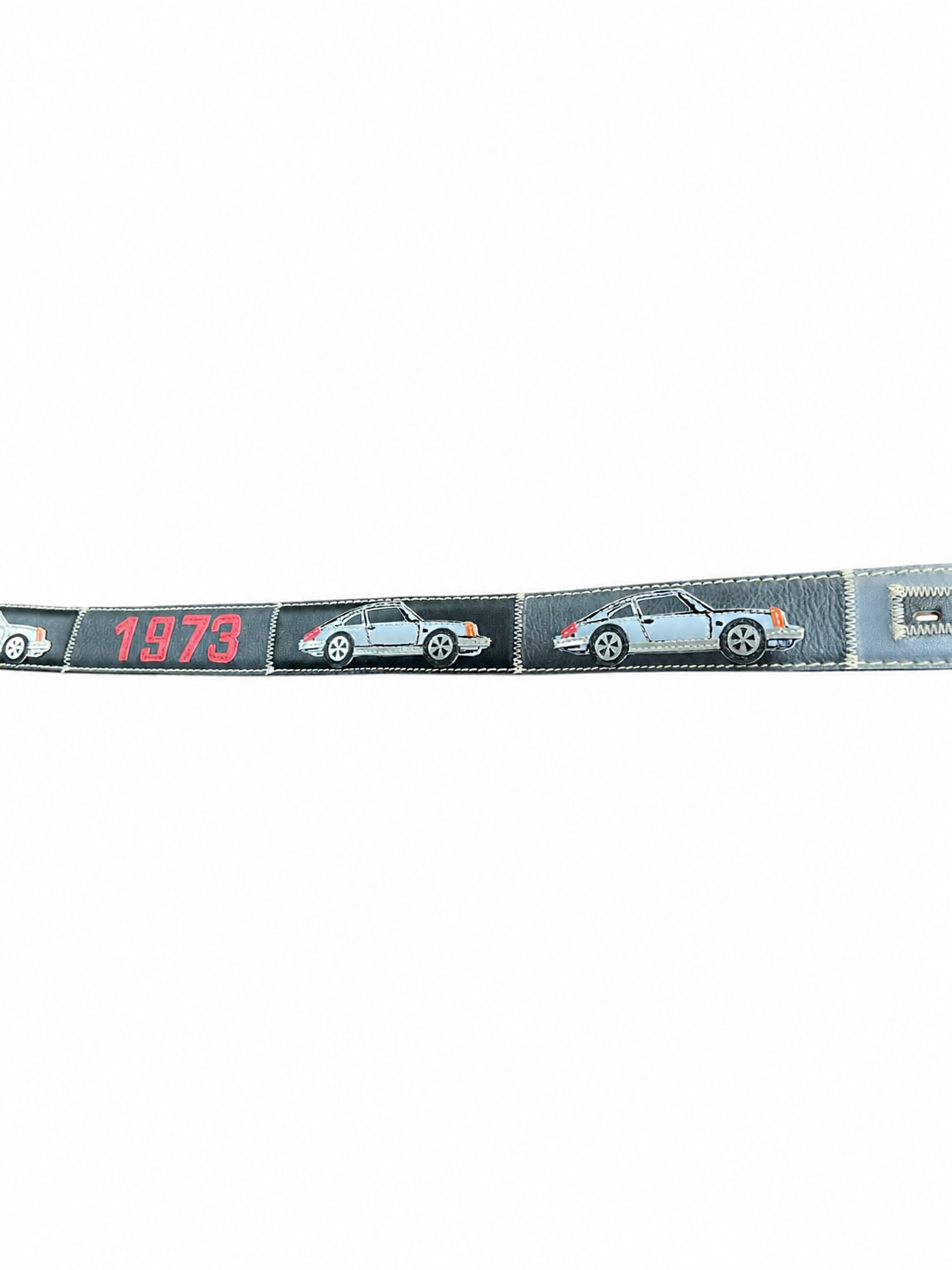 RED BELTS Cintura artigianale in pelle Porsche 1973 