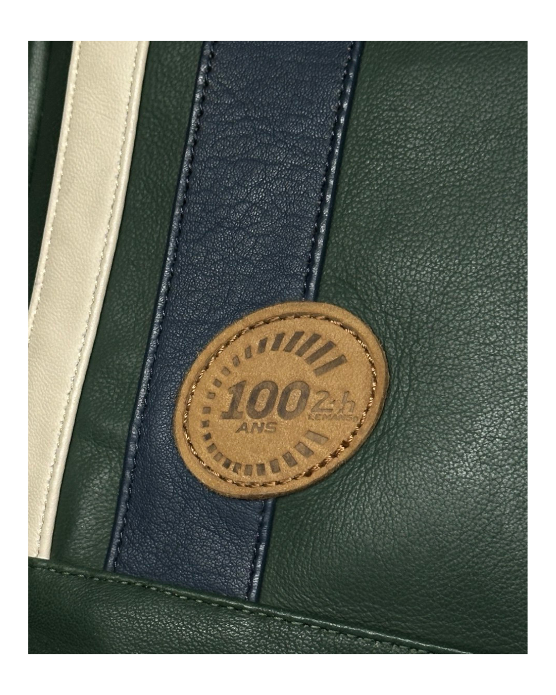LE MANS Zaino unisex in pelle verde 